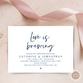 愛は醸造され、リハーサル結婚ディナーインビタティ 招待状
