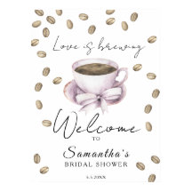 愛は醸造され、弓のブライダルシャワー歓迎