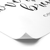 愛は醸造のコー素朴ヒ結婚ーバーの兆候 ポスター (角)