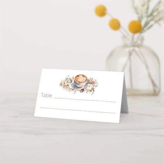 愛は醸造のテーブル プレイスカード (正面)