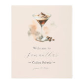 愛は醸造エスプレッソマルティーニバチェロレッテ部 メタルプリント (正面)