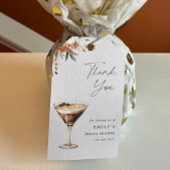 愛は醸造エスプレッソMartiniシャワーありがとう ギフトタグ