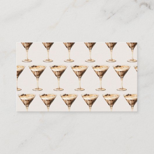 愛は醸造エスプレッソMartiniディスプレイシャワー エンクロージャーカード (裏面)