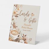 愛は醸造カードとギフトブライダルシャワー 台座サイン (正面)