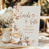 愛は醸造カードとギフトブライダルシャワー 台座サイン