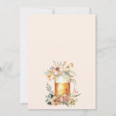 愛は醸造フローラブライダルシャワー招待 招待状 (裏面)
