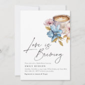 愛は醸造フローラブライダルシャワー招待 招待状 (正面)