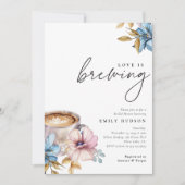 愛は醸造フローラブライダルシャワー招待 招待状 (正面)