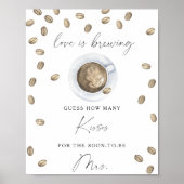 愛は醸造ブライダルシャワーいくつキス ポスター (正面)