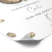 愛は醸造ブライダルシャワーどれだけのコルク ポスター (角)