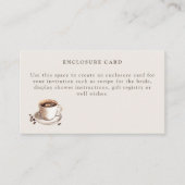 愛は醸造ブライダルシャワーエンクロージャカード エンクロージャーカード (正面)