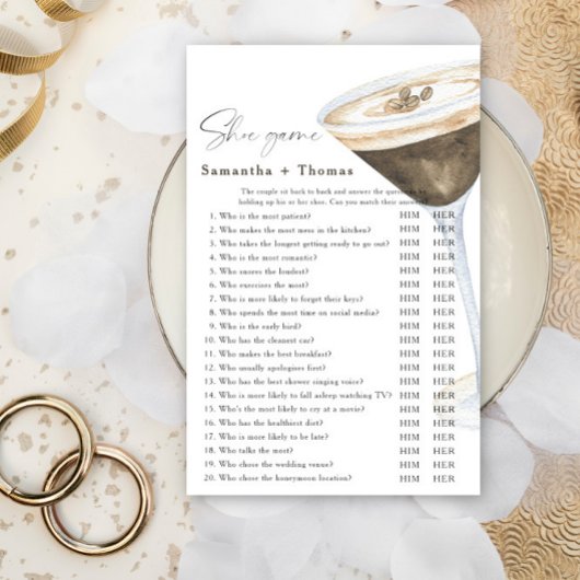 愛は醸造ブライダルシャワーシューゲーム