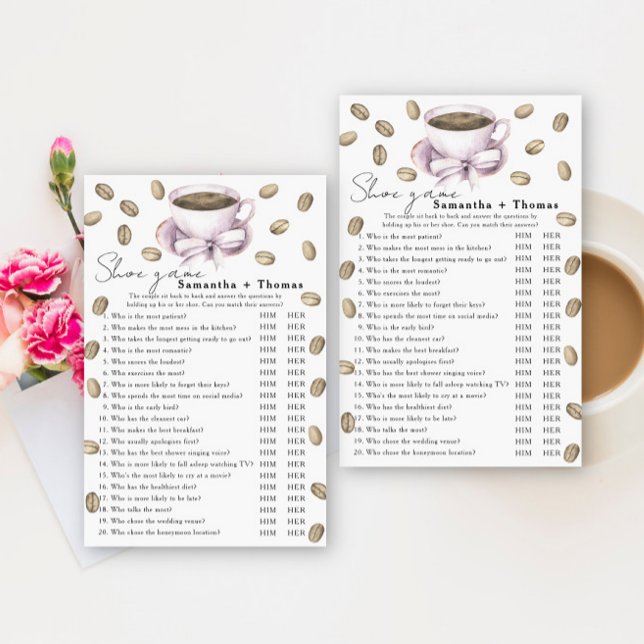 愛は醸造ブライダルシャワーシューゲーム (クリエイターアップロード済み)