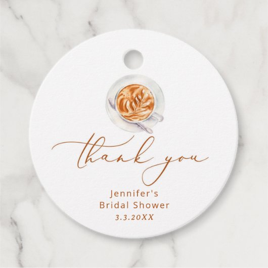 愛は醸造ブライダルシャワーメッセージカード フェイバータグ (正面)