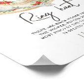 愛は醸造ブライダルシャワーリングや輪狩りゲーム ポスター (角)