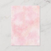 愛は醸造ブライダルシャワーレジストリカード – Tea エンクロージャーカード (裏面)