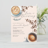 愛は醸造ブライダルシャワー招待状 招待状 (スタンド正面)