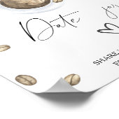 愛は醸造ブライダルシャワー日付ナイトアイディア ポスター (角)