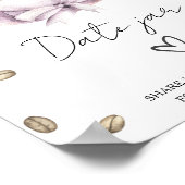 愛は醸造ブライダルシャワー日付ナイトアイディア ポスター (角)