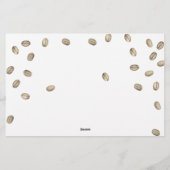 愛は醸造ブライダルシャワー私のゲームは誰 便箋 (裏面)