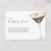 愛は醸造ブライダルシャワー表示シャワー エンクロージャーカード (正面)