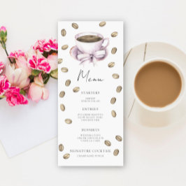 愛は醸造ブライダルシャワー メニュー