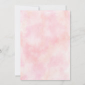 愛は醸造ブライダルシャワー-ヴィンテージ茶パーティー 招待状 (裏面)