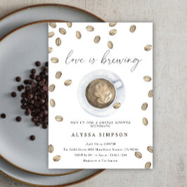 愛は醸造ブライダルシャワー 招待状