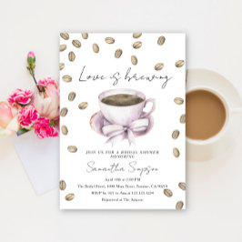 愛は醸造ブライダルシャワー 招待状