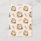 愛は醸造ブライダルシャワーQRコードRSVP エンクロージャーカード (裏面)