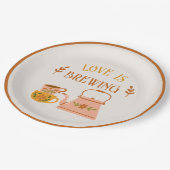 愛は醸造ブライダル茶 ペーパープレート (アングル)