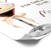 愛は醸造マルティーニアドバイス&ウィッシュサイン ポスター (角)