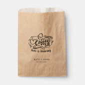 愛は醸造モノグラム結婚式の引き出物バッグ フェイバーバッグ (正面)