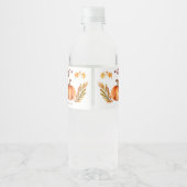 愛は醸造秋ブライダルシャワーの好意 ペットボトルラベル (裏面)