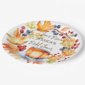 愛は醸造秋ブライダルシャワー食器 ペーパープレート (アングル)