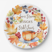 愛は醸造秋ブライダルシャワー食器 ペーパープレート (正面)