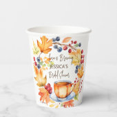 愛は醸造秋ブライダルシャワー食器 紙コップ (裏面)