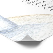 愛は醸造結婚の座席表 ポスター (角)