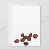 愛は醸造、コーヒーショップブライダルシャワー 招待状 (裏面)