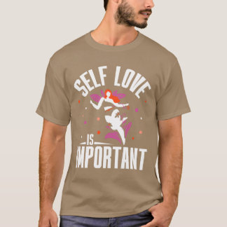 愛は重要 ポジティブな私の愛らしい 面白い Tシャツ