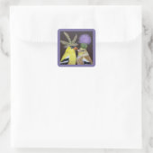 愛は金のステッカー スクエアシール (バッグ)