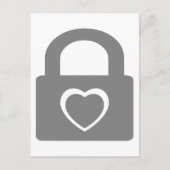 愛は閉じ込められた。 ポストカード (正面)