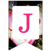 愛は開花たった今結婚しましたのバナー バンティングフラッグ (第2の旗)