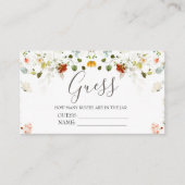 愛は開花で推測ゲームの数 エンクロージャーカード (正面)