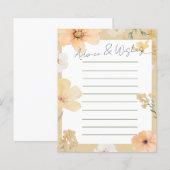 愛は開花アドバイス&ウィッシュのカードにある (正面/裏面)