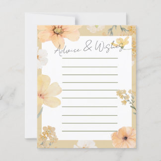 愛は開花アドバイス&ウィッシュのカードにある