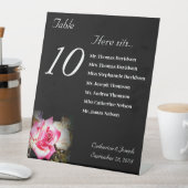 愛は開花テーブル番号台座記号 台座サイン (インサイチュ)