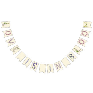 愛は開花旗 バンティングフラッグ