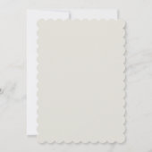 愛は開花春フローラブライダルシャワー 招待状 (裏面)