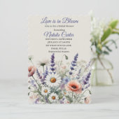 愛は開花春フローラブライダルシャワー 招待状 (スタンド正面)